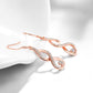 Dangling Infinity Earrings Made with  Elements