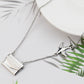 European And American Simple And Envelope Necklace