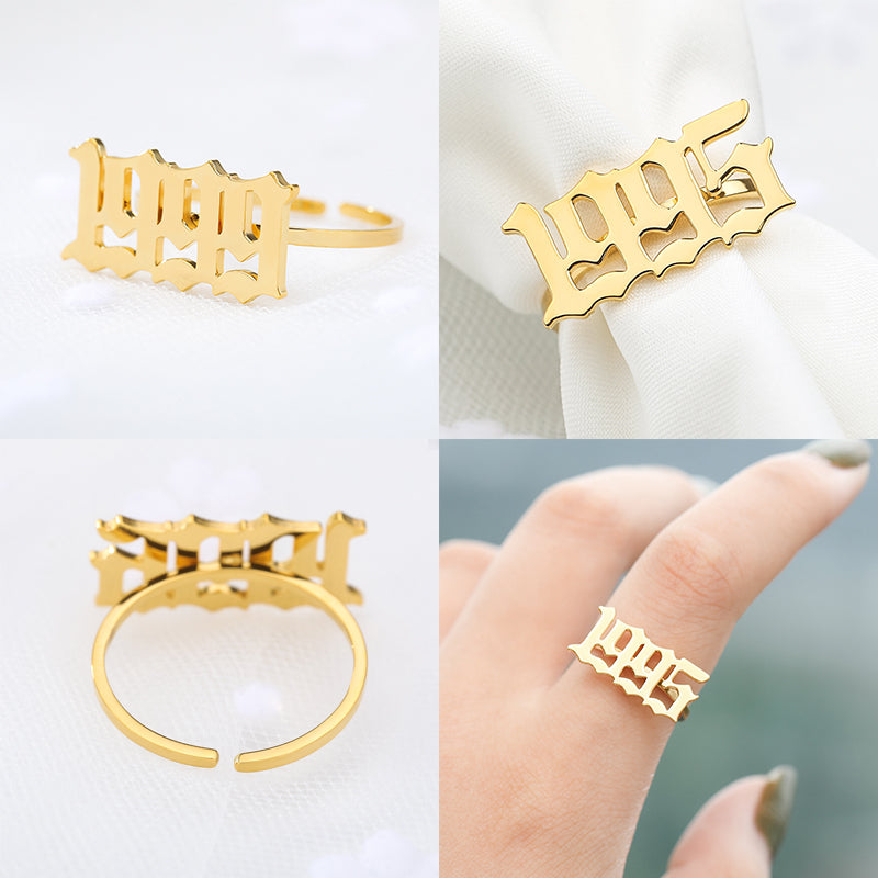Stainless Steel Age Ring