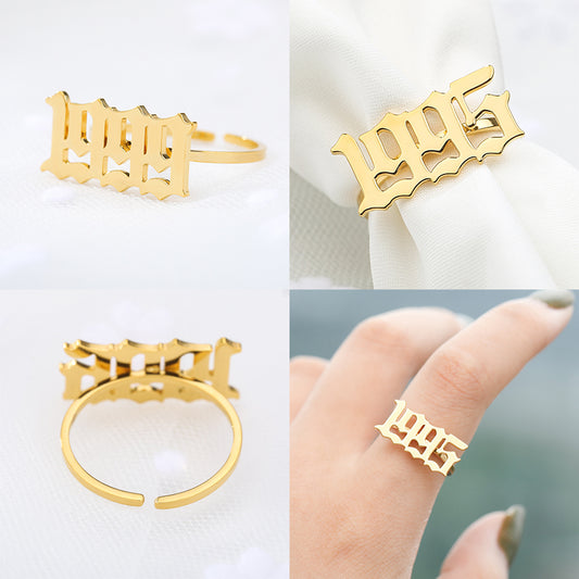 Stainless Steel Age Ring