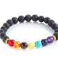 Universe Galaxy Eight Planets Natural Stone Bracelet