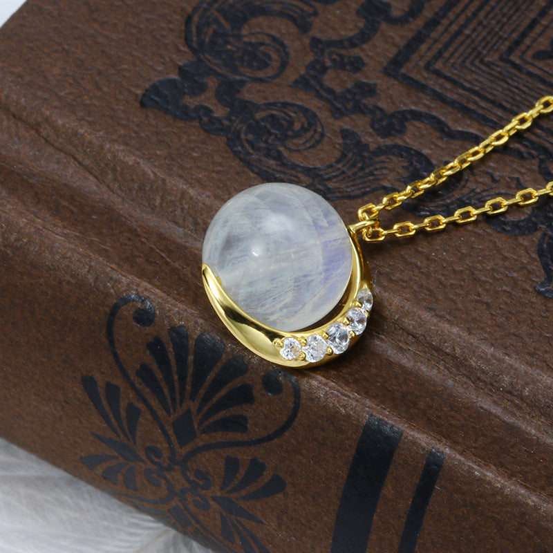 Dream Girl Moonstone Necklace