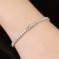 Women's Sterling Silver Zircon Hip Hop Jewelry Bracelet