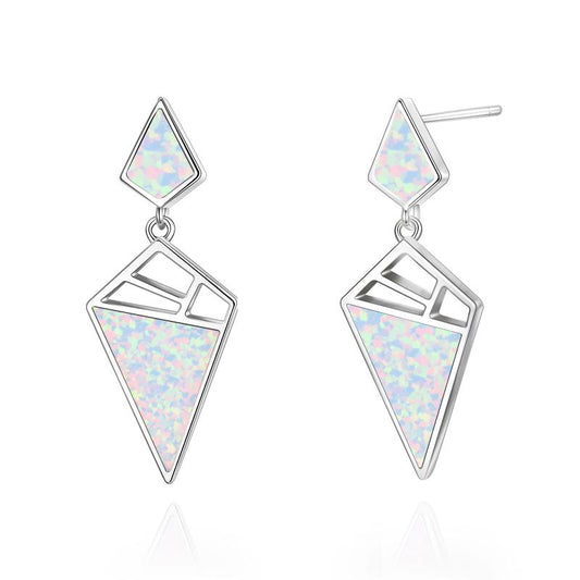 GTN Drop Stud Earring 925 Sterling Silver