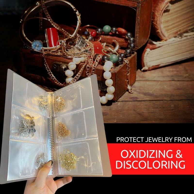 Dustproof, Durable Transparent Jewelry Storage Book