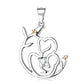 S925 Sterling Silver Love Necklace Mother's Day Series Sweater Chain