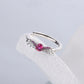 925 Sterling Silver Angel's Wing Ring 