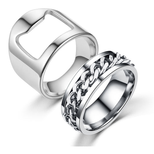 Bottle Opener Stainless Steel Ring