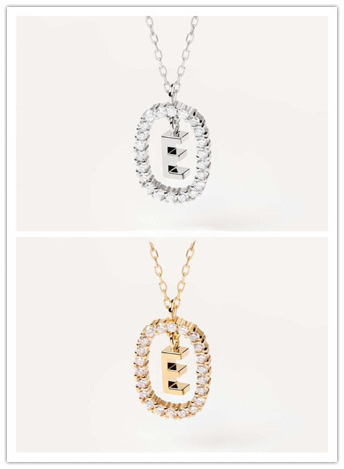 Women's Light Luxury Alphabet Sterling Silver Collarbone Necklace
