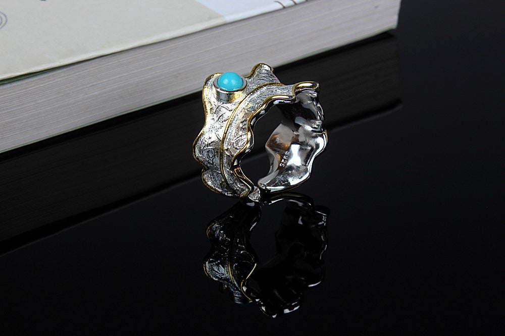 Unisex Exaggerated Whole Wrap Gem Finger Ring