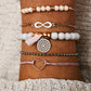 5 Piece Infinity Bracelet Set