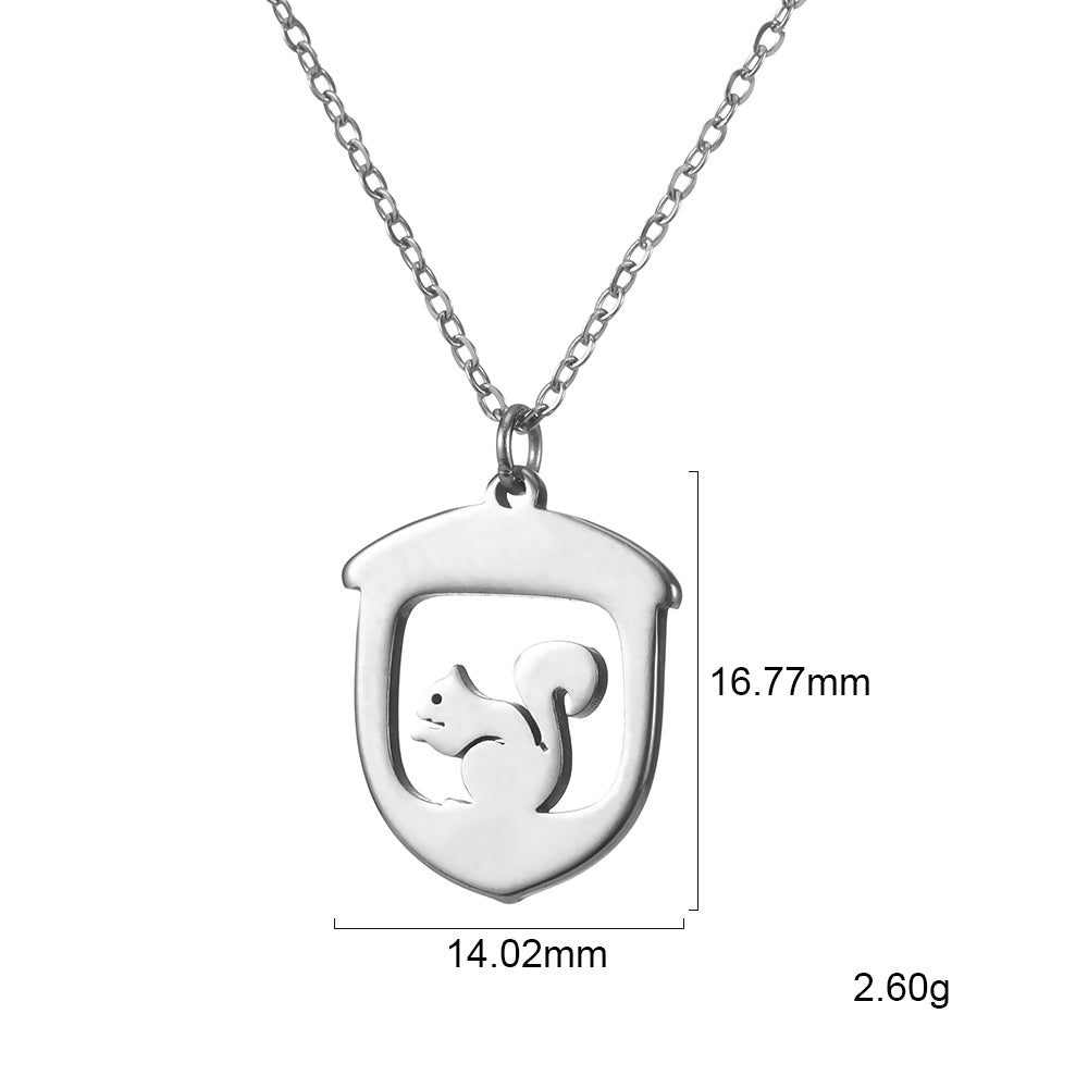 Fashion Cute Animal Penguin Goldfish Necklace