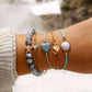 5 Piece Blue Turtle Bracelet Set