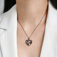 Skull Gazing At European And American Fashion Cross-border Men And Women S925 Sterling Silver Inlaid Sweater Chain