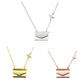 European And American Simple And Envelope Necklace