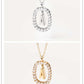 Women's Light Luxury Alphabet Sterling Silver Collarbone Necklace