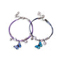 Women's Butterfly Pearl Couple Bracelet