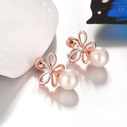 Earrings Pearl-June