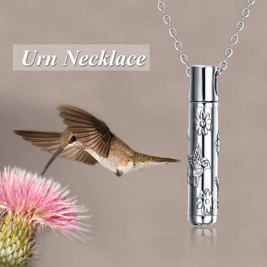 sterling silver cremation necklaces