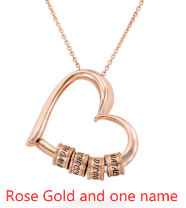 Thanksgiving Heart Love Pendant Necklace