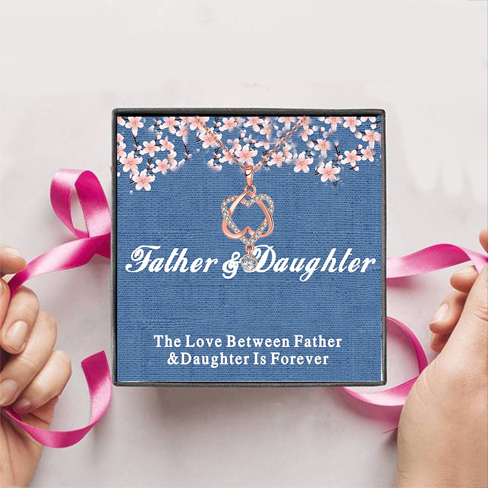 Father & Daughter Gift Box + Necklace (5 Options to choose from)