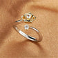Rotating Four-Leaf Ring