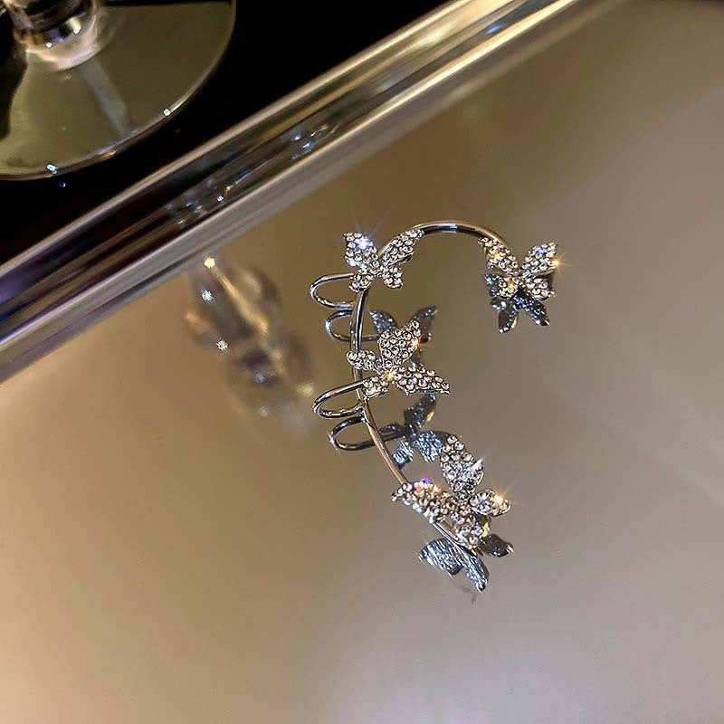 Butterfly Ear Hook Without Pierced Bone Clip