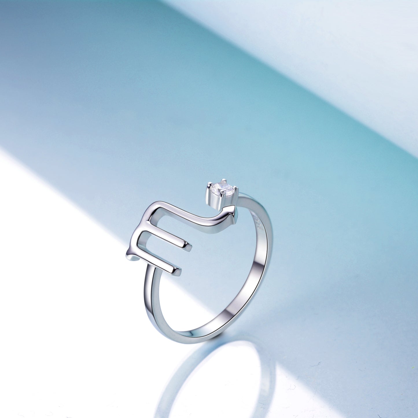 925 Sterling Silver Zodiac Sign Ring