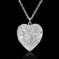 Peach Heart Photo Box Photo Pendant Necklace