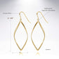 Goldtone Diamond Drop Earrings
