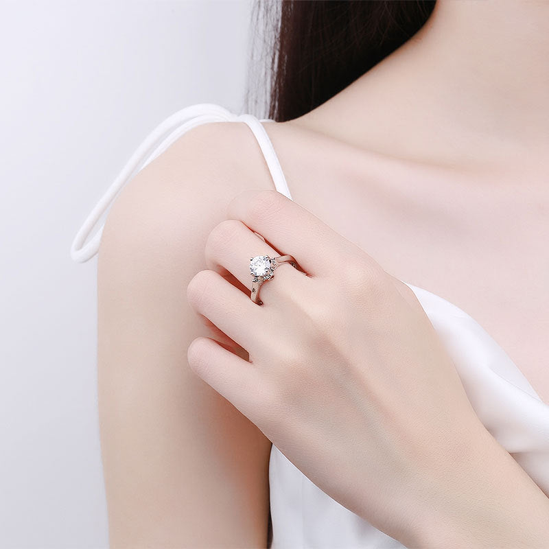 Moissanite Diamond Ring for women