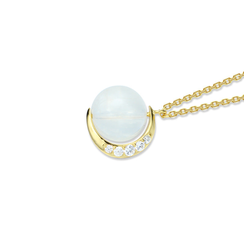 Dream Girl Moonstone Necklace