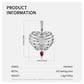 Heart Shaped Skeleton Necklace Women's Fashion Versatile Ins Style S925 Sterling Silver Sweater Chain