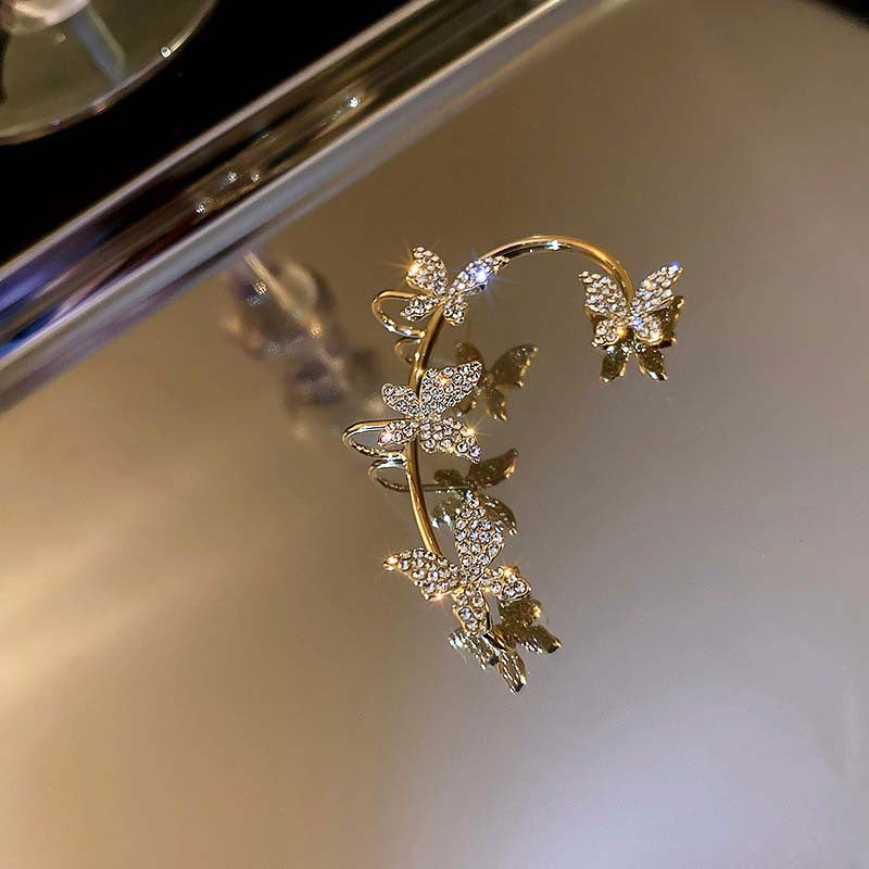 Butterfly Ear Hook Without Pierced Bone Clip