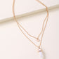 Fashion Simple Jewelry Love Hexagon Pendant Necklace