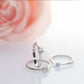 Silver Simple Women's Ring Wedding Moissanite