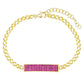 Gold Plated Curb Bracelet