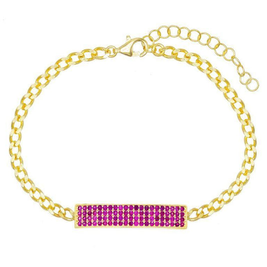Gold Plated Curb Bracelet