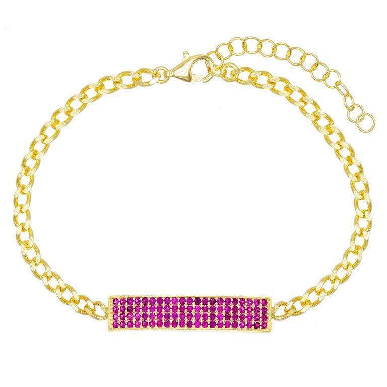 Gold Plated Curb Bracelet