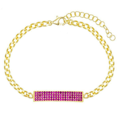Gold Plated Curb Bracelet