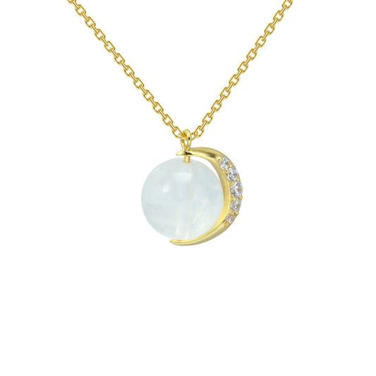 Dream Girl Moonstone Necklace