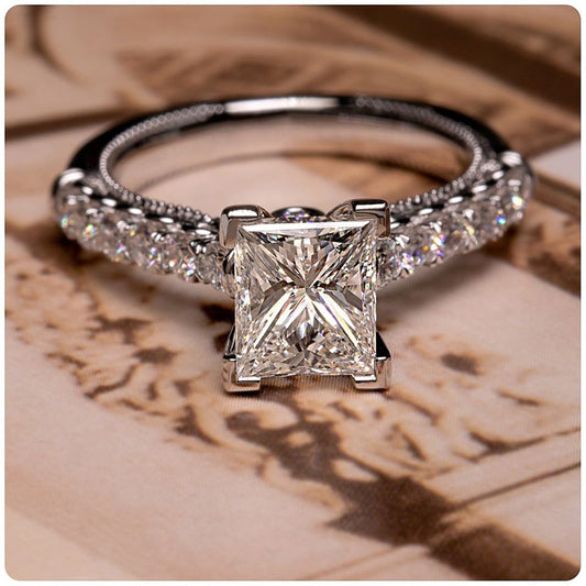 Zircon Diamond Ring Women's Wedding Ring