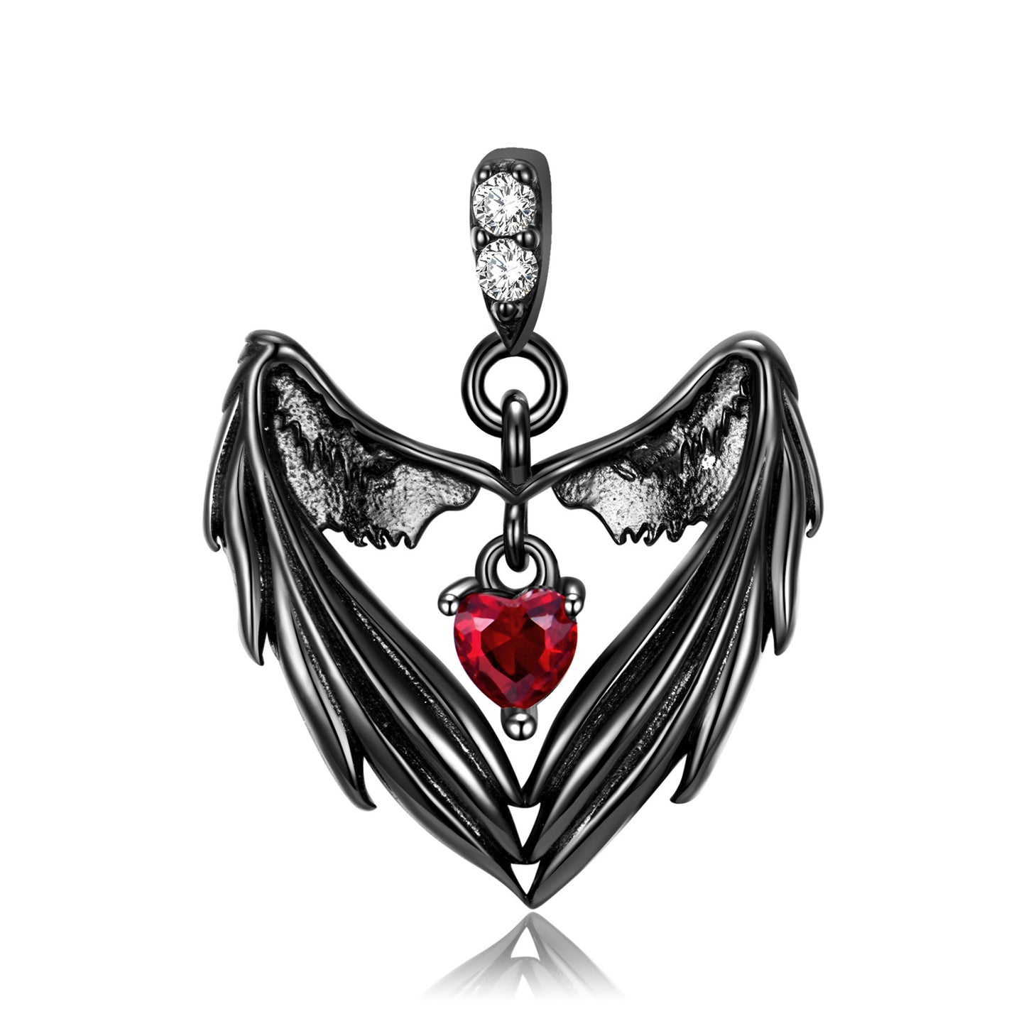 Heart Wing Necklace Fashion Euro American Ins Sweater Chain Collar Chain 925 Silver
