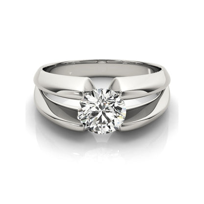 1ct sona stone Sterling Silver Ring
