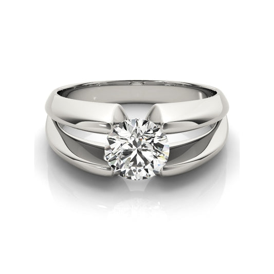 1ct sona stone Sterling Silver Ring