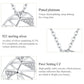 Sterling Silver 925 Heart Pendant Necklace for Women
