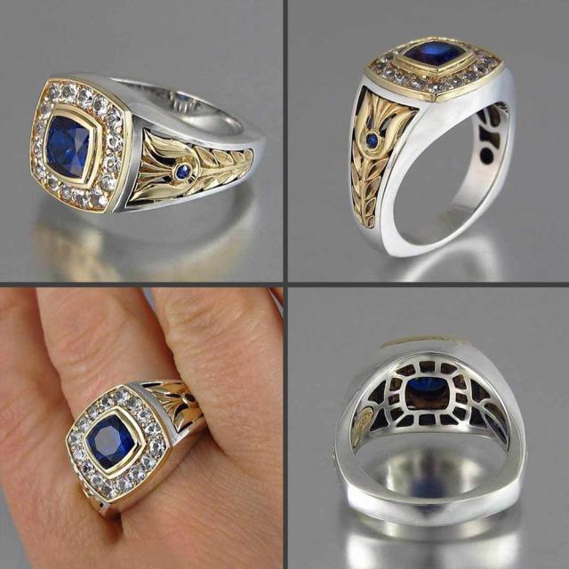 Cubic Zirconia Rings blue