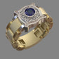 Cubic Zirconia Rings Fashion Ring blue