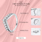 Sterling Zircon Crown Ring