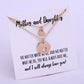 Mom Daughter Family Necklace